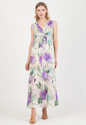 BELEN MAXI 102 IVORY PRINT