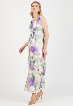 BELEN MAXI 102 IVORY PRINT
