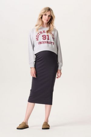 SWEATER NURSING LS 1236 N422 GREY