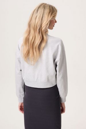SWEATER NURSING LS 1236 N422 GREY