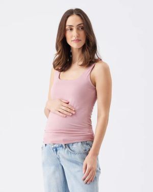 LUXE KNIT TANK TOP PINK