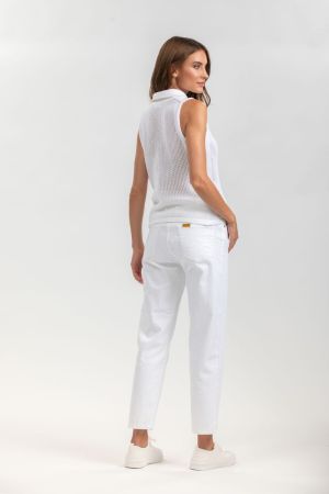 JEANS MUM 0000 WHITE
