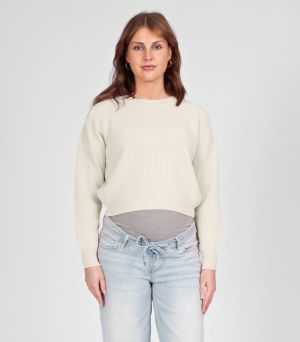 KNIT CROPPED 1001 OFF WHITE