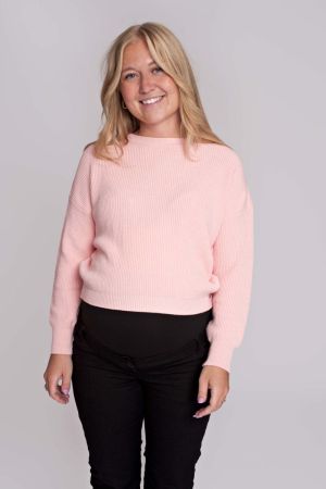 KNIT CROPPED 4008 PINK BLUSH