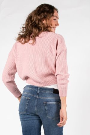 KNIT CROPPED 4008 PINK BLUSH