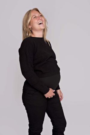 KNIT CROPPED 9000 BLACK