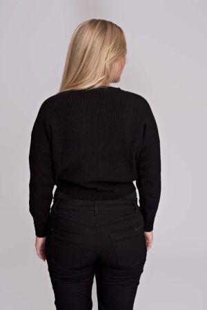 KNIT CROPPED 9000 BLACK
