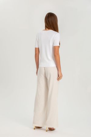 WARREN WHBG WHITE/BEIG