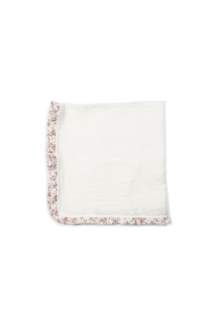 TETRADOEK MORGANE 65X65 CM WIT/ROZE