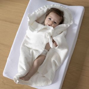 LUXE HANDDOEK TETRA & BADSTOF WIT