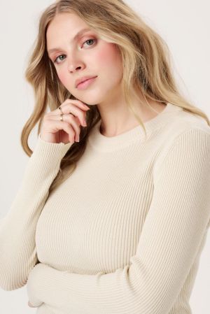 TOP TOB LS 1105 BONE WHITE