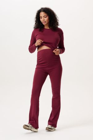 PANTS OTB FLARED FIT LONG 4522 ZINFANDEL