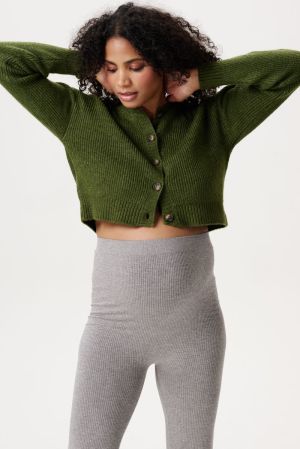 CARDIGAN NURSING LS 9033 CHIVE