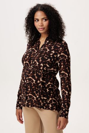 BLOUSE NURSING LS AOP 2613 SHOPPING B