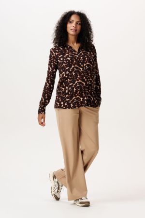BLOUSE NURSING LS AOP 2613 SHOPPING B