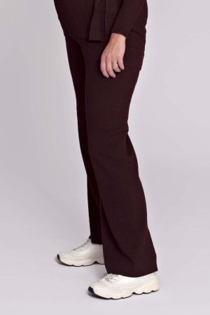 PANTS KNIT 044 BURGUNDY