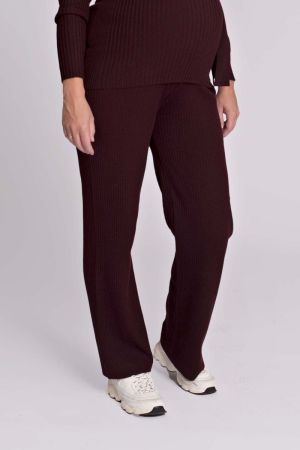 PANTS KNIT 044 BURGUNDY