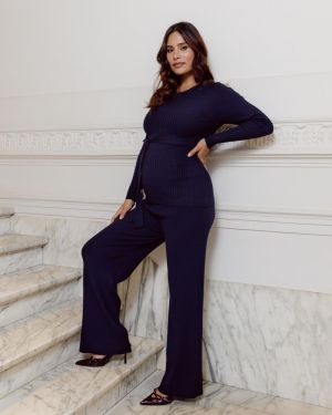 PANTS KNIT 7001 NAVY BLUE