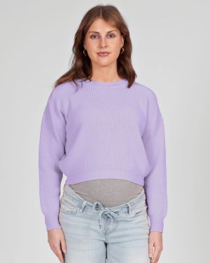 KNIT CROPPED 5004 LILAC