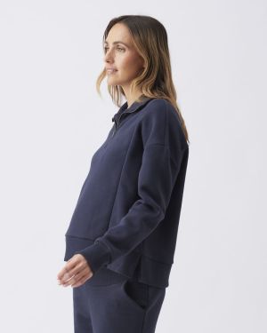 ANDI NURSING SWEAT NAVY