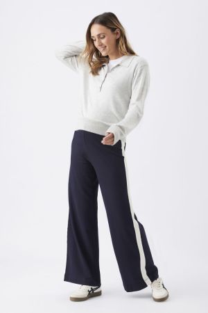ARI WIDE LEG PART MIDNIGHT/WHITE