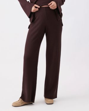 DALLAS RIB KNIT PANT COCOA