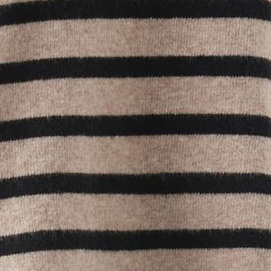 GERRIE NURSING KNIT MOCHA/BLACK