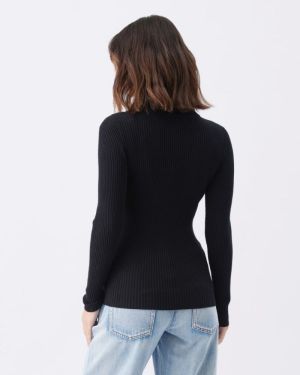 LIFT UP NURSING KNIT BLACK