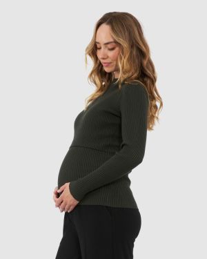 LIFT UP NURSING KNIT IVY
