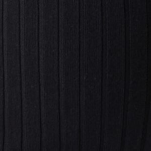 NELLA RIB NURSING KNIT DRESS BLACK
