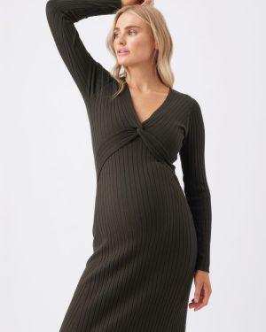 REMI KNIT NURSING DRESS IVY