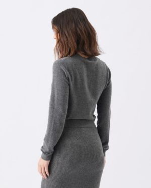 SANDY DETACHABLE NURSING KNIT CHARCOAL MARIE