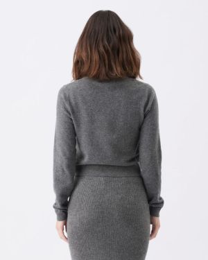 SANDY DETACHABLE NURSING KNIT CHARCOAL MARIE