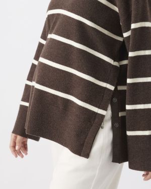 SCOUT NURSING KNIT CHOCOLATE/WHITE