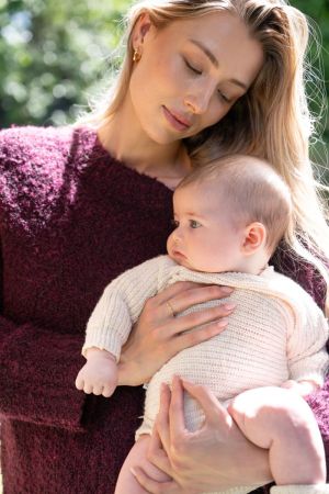 THEO COSY KNIT BURGUNDY