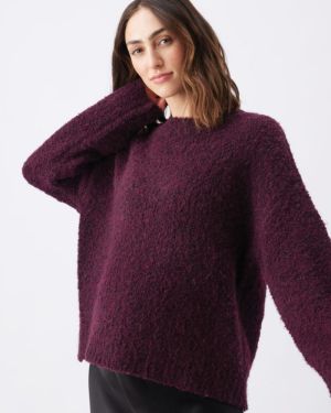 THEO COSY KNIT BURGUNDY