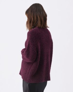 THEO COSY KNIT BURGUNDY