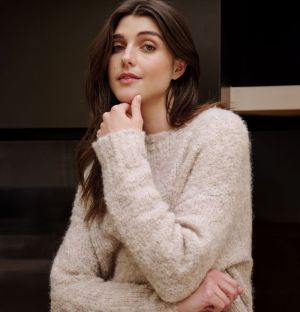THEO COSY KNIT LATTE