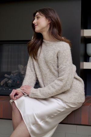 THEO COSY KNIT LATTE