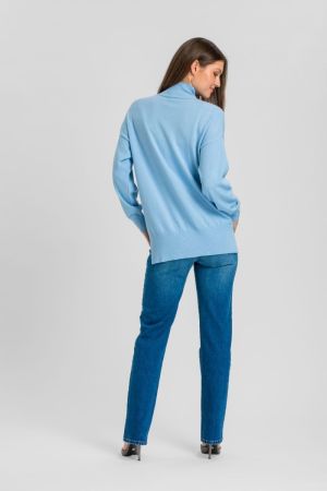 JEANS STRAIGHT ANKLE W007 DYED STONE