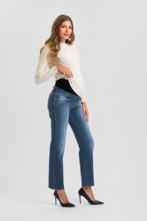JEANS STRAIGHT ANKLE W930 MEDIUM GRE