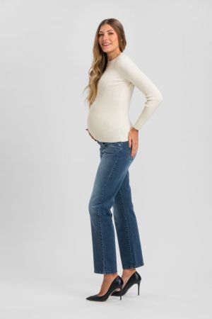JEANS STRAIGHT ANKLE W930 MEDIUM GRE