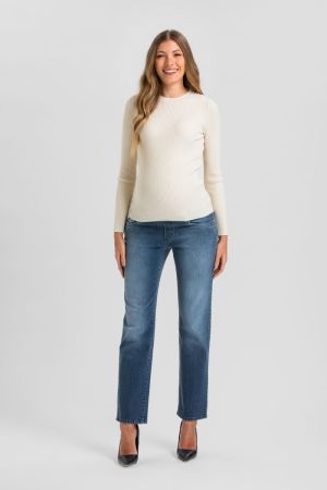 JEANS STRAIGHT ANKLE W930 MEDIUM GRE