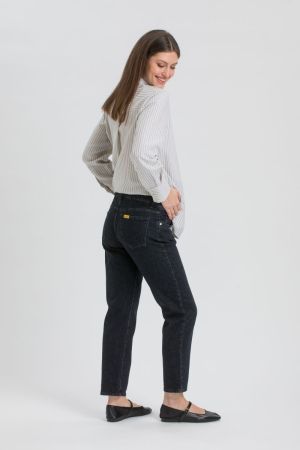 TAPERED JEANS  W999 BLACK WASH