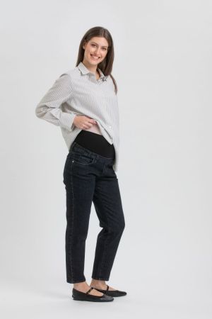 TAPERED JEANS  W999 BLACK WASH