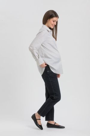TAPERED JEANS  W999 BLACK WASH