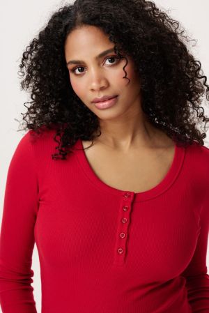 TOP NURSING LS 4260 JESTER RED