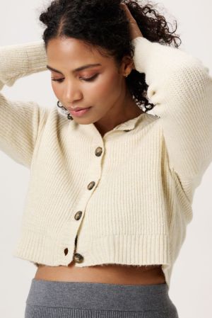 CARDIGAN NURSING LS 1105 BONE WHITE
