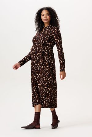 DRESS NURSING MIDI PRINT 2613 SHOPPING B