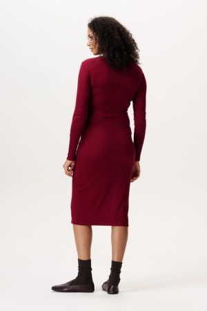 DRESS NURSING LS 4522 ZINFANDEL